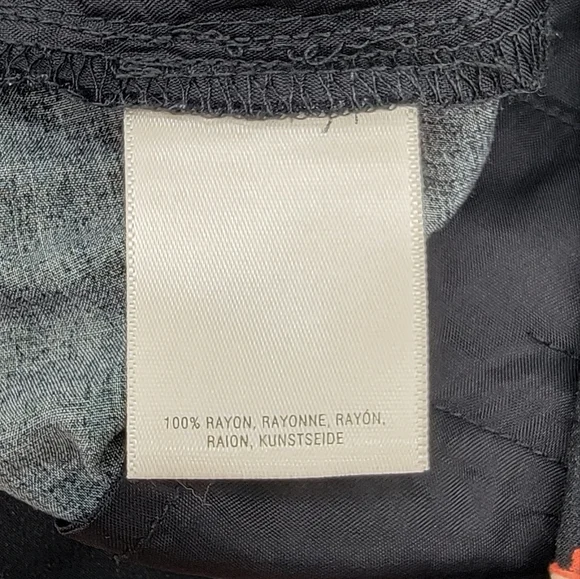 Anthropologie Ett Twa Black Floral Cropped Wide Leg Pants Womens Size XS Petite - Picture 14 of 16